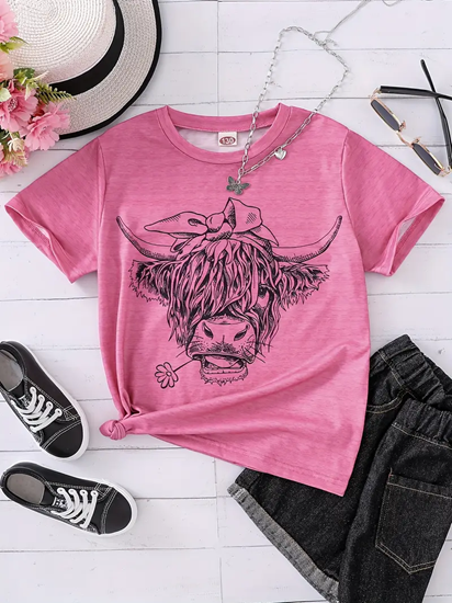 TSHIRT, KIDS, COW